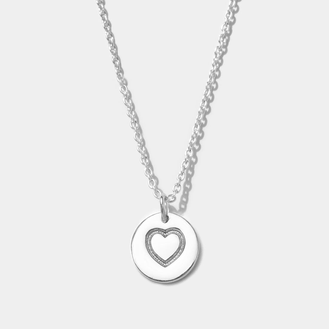 Halskette Love Tag Silber - Fleurs des Prés Jewelry
