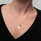 Halskette Maelle Blue Chalcedony - Fleurs des Prés Jewelry