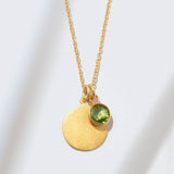 Halskette Maelle Green Peridot - Fleurs des Prés Jewelry