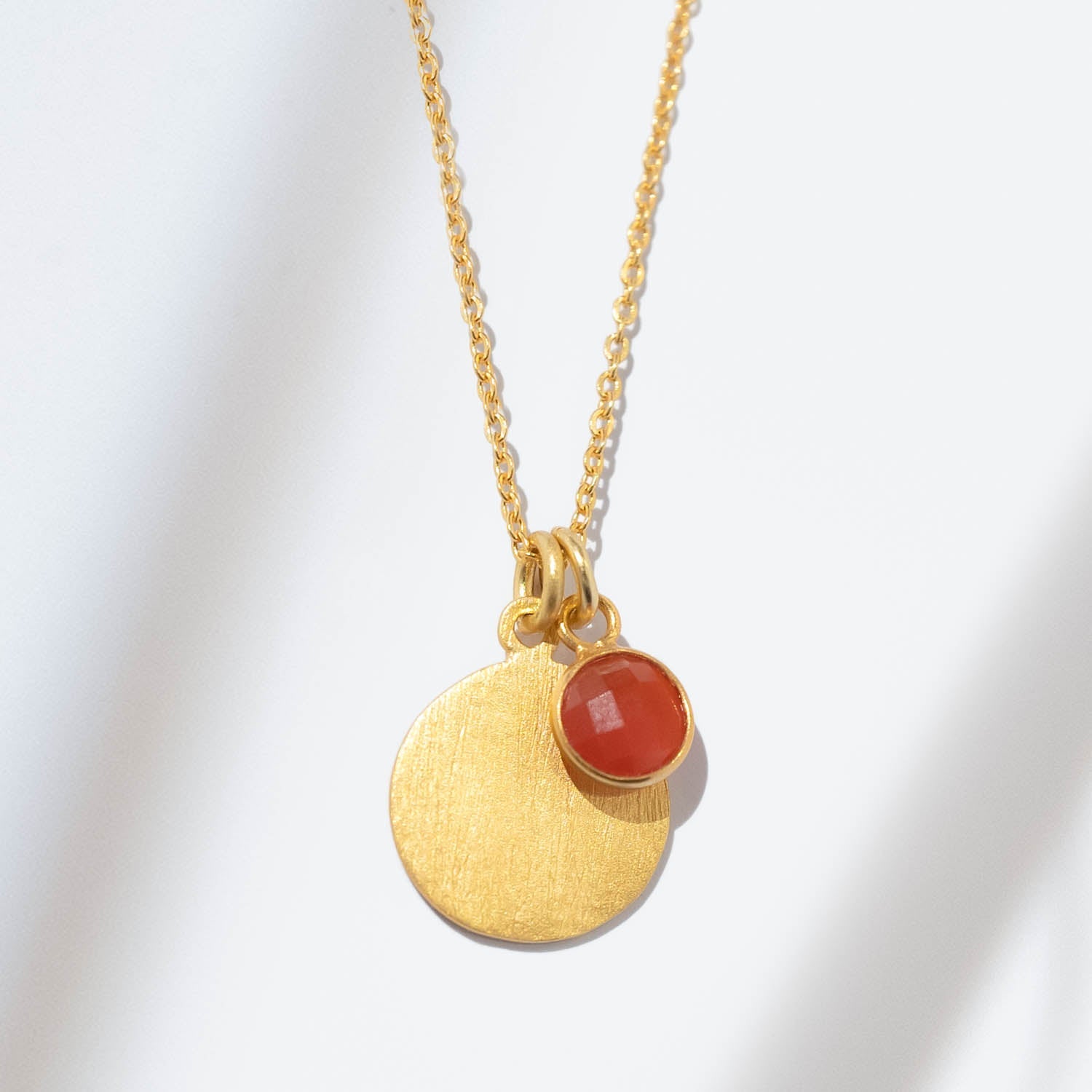 Halskette Maelle Red Onyx - Fleurs des Prés