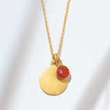 Halskette Maelle Red Onyx - Fleurs des Prés Jewelry