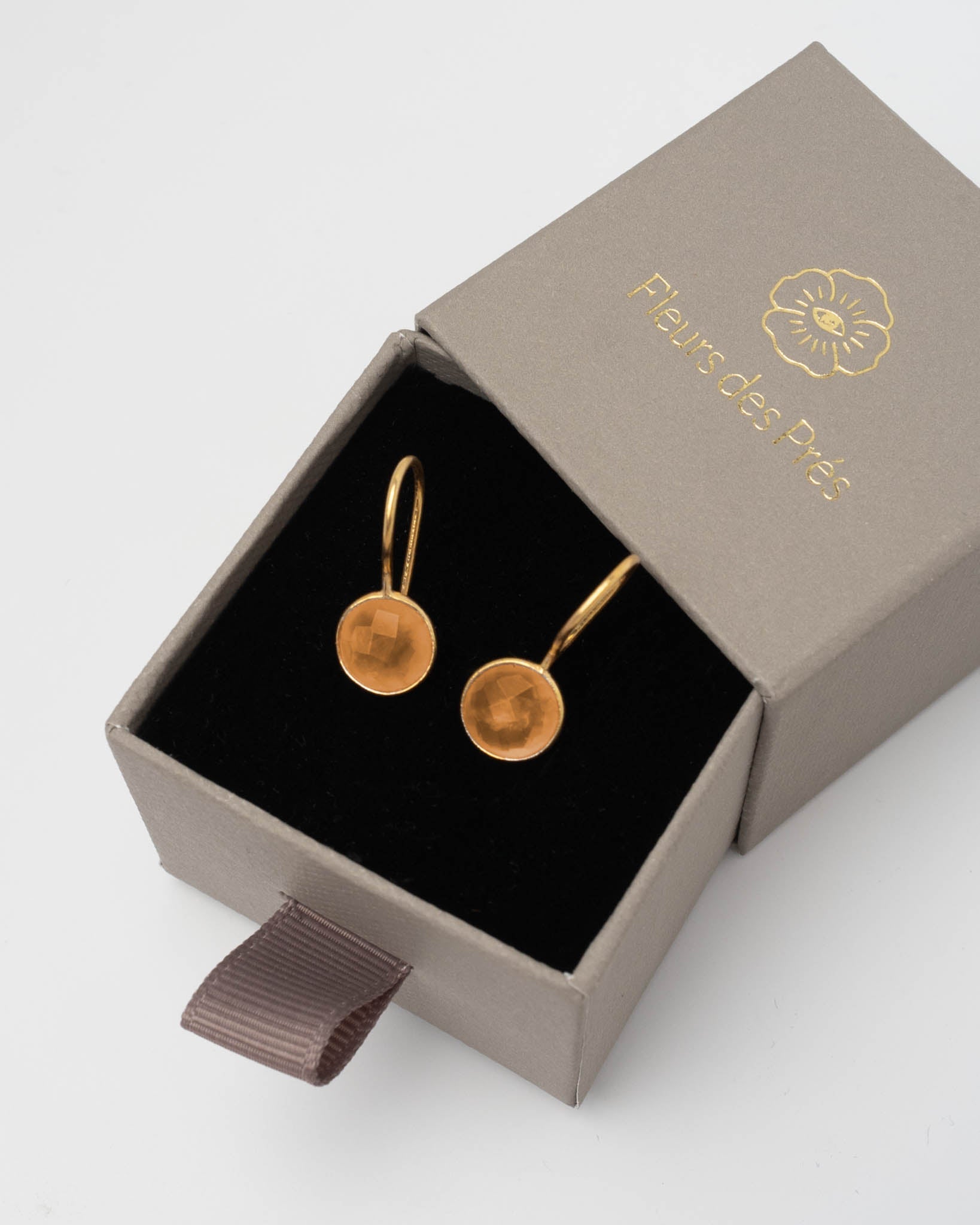 Ohrhänger Lille Citrin - Fleurs des Prés Jewelry