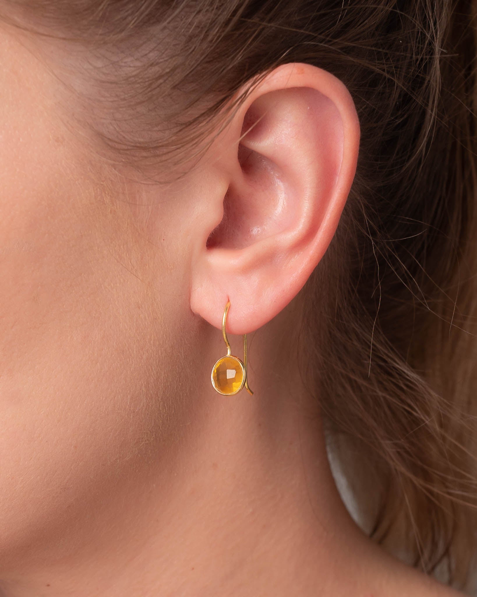 Ohrhänger Lille Citrin - Fleurs des Prés Jewelry