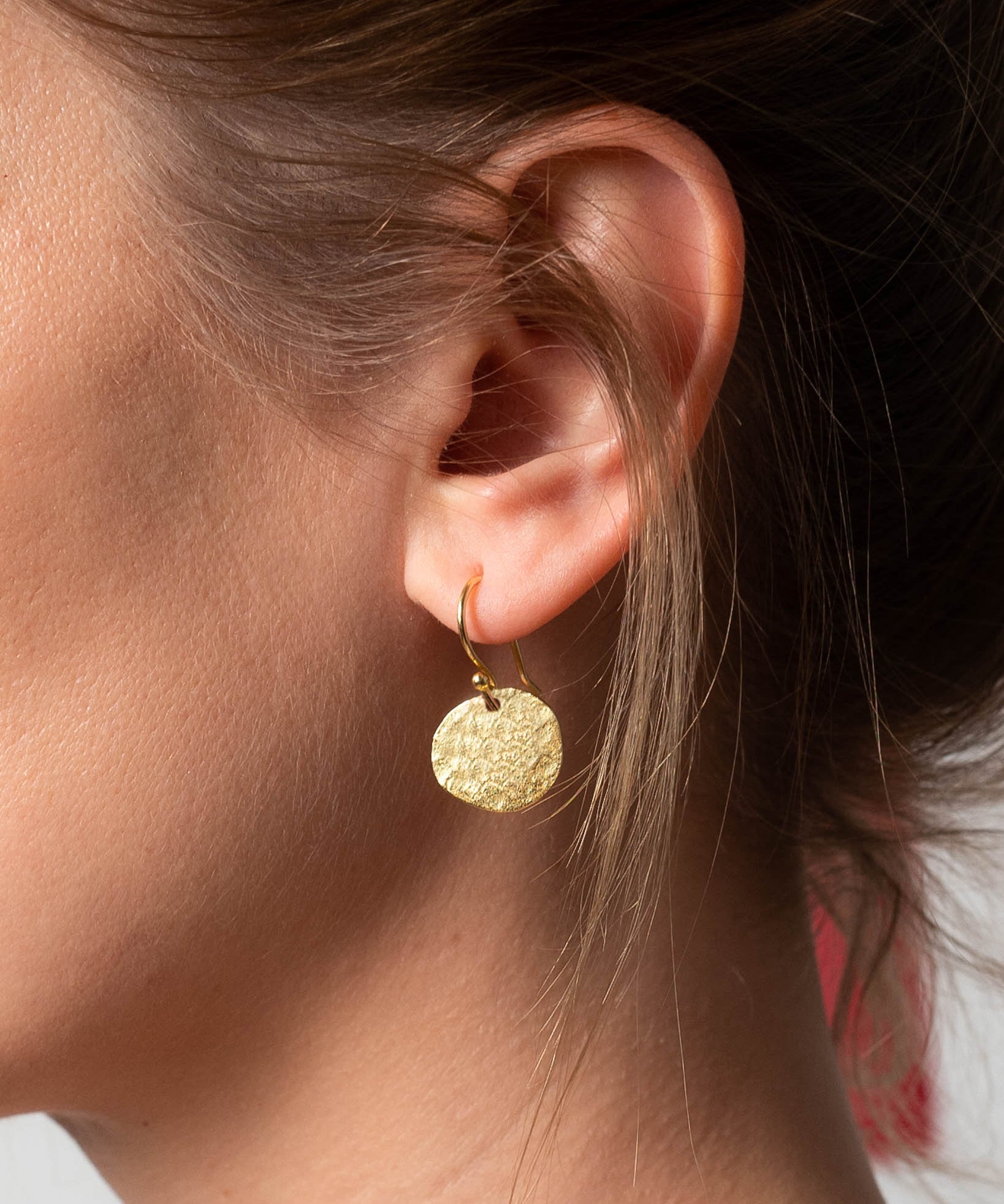 Ohrhänger Sable Plain Gold - Fleurs des Prés Jewelry