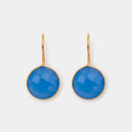 Ohrringe Amélie Blue Chalcedony - Fleurs des Prés Jewelry