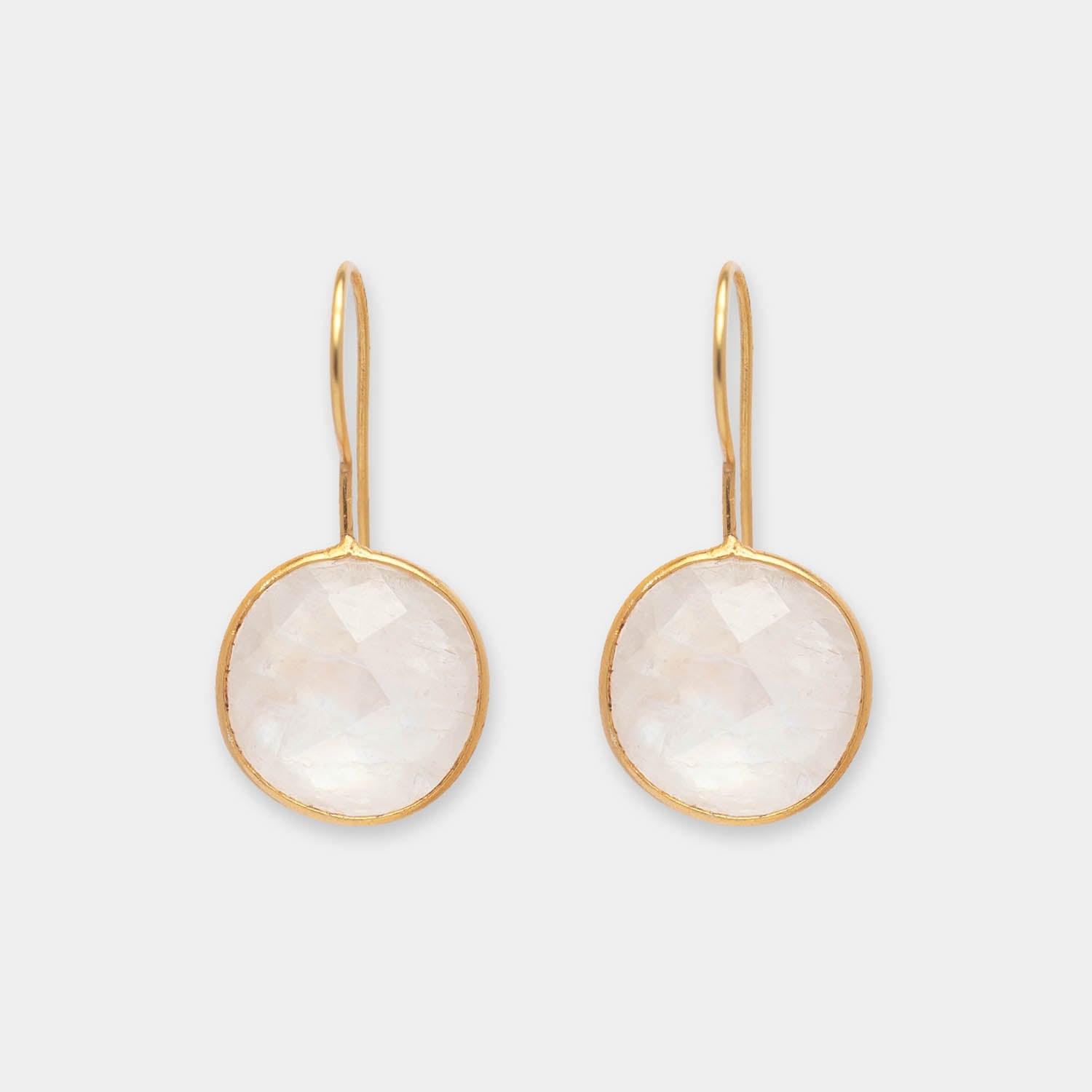 Ohrringe Amélie Moonstone - Fleurs des Prés Jewelry