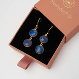 Ohrringe Eloise Lapislazuli - Fleurs des Prés Jewelry