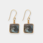 Ohrringe Hélène Labradorite - Fleurs des Prés