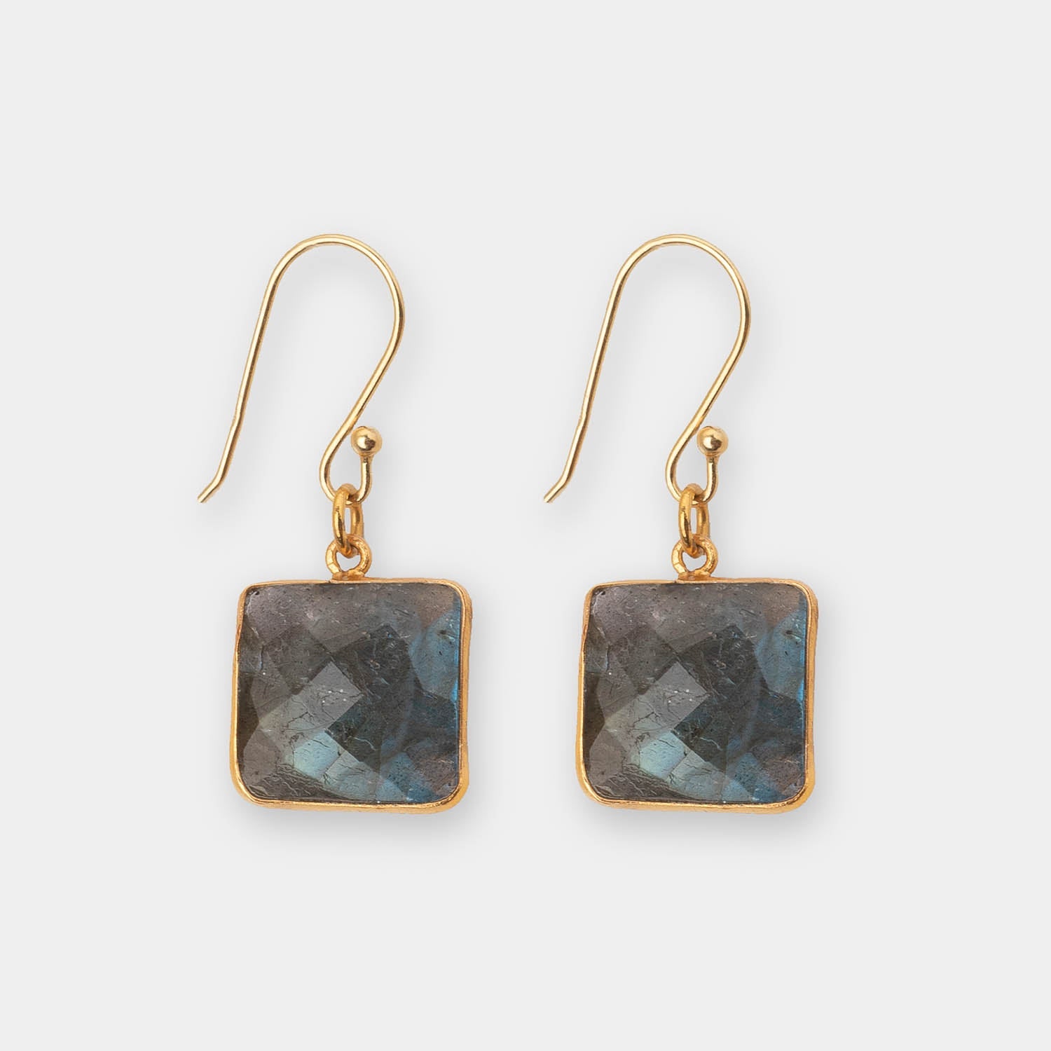 Ohrringe Hélène Labradorite - Fleurs des Prés Jewelry