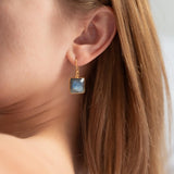 Ohrringe Hélène Labradorite - Fleurs des Prés