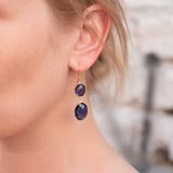 Ohrringe Julie Blue Iolite - Fleurs des Prés