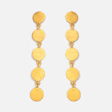 Ohrringe Léa Plain Gold - Fleurs des Prés Jewelry
