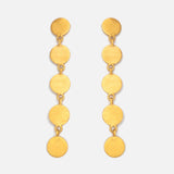 Ohrringe Léa Plain Gold - Fleurs des Prés