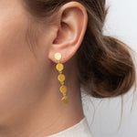 Ohrringe Léa Plain Gold - Fleurs des Prés