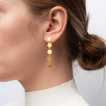 Ohrringe Léa Plain Gold - Fleurs des Prés