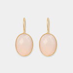 Ohrringe Leonor Pink Chalcedony - Fleurs des Prés
