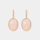 Ohrringe Leonor Pink Chalcedony - Fleurs des Prés