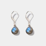Ohrringe Lilou Labradorite Silber - Fleurs des Prés