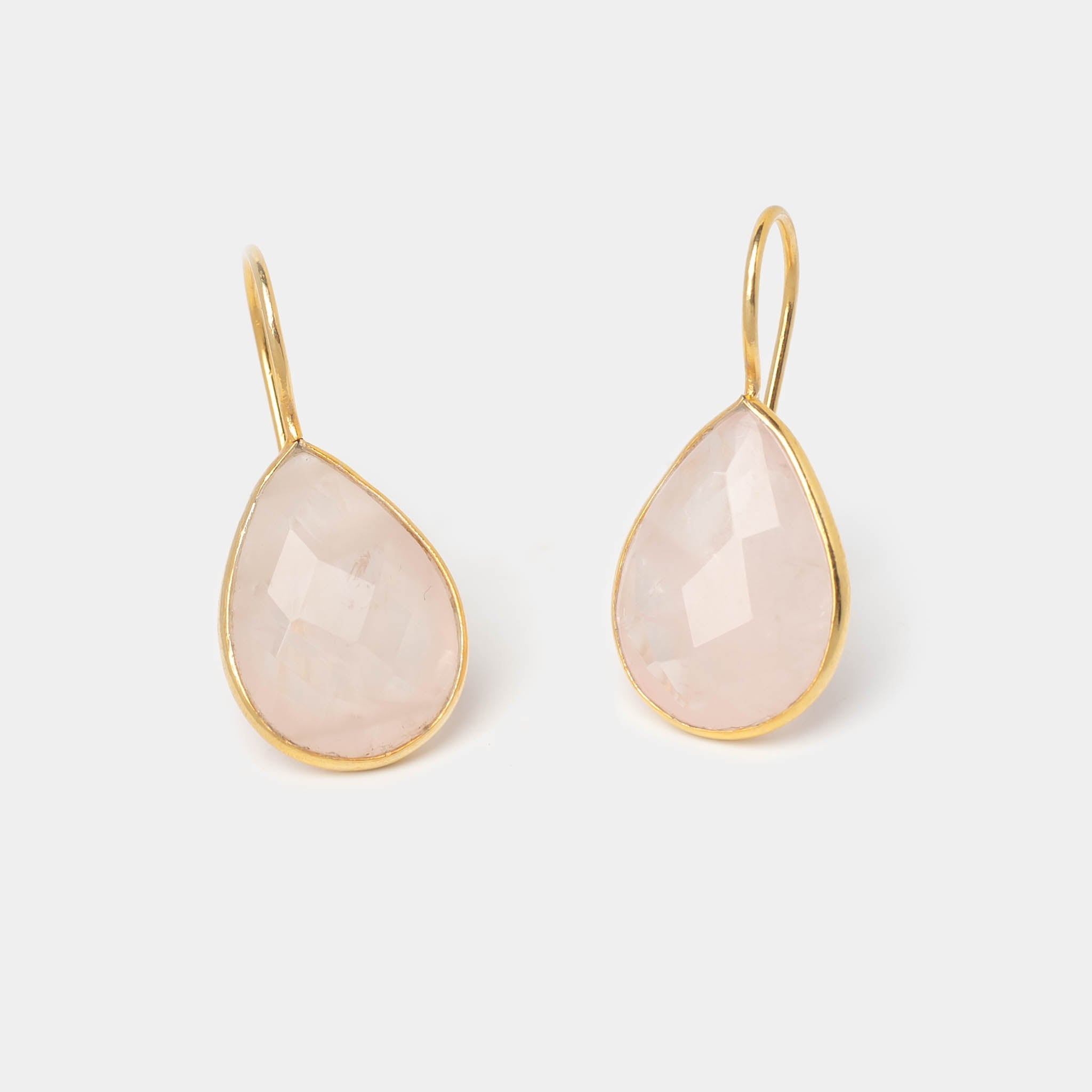 Ohrringe Lola Rosenquarz - Fleurs des Prés Jewelry