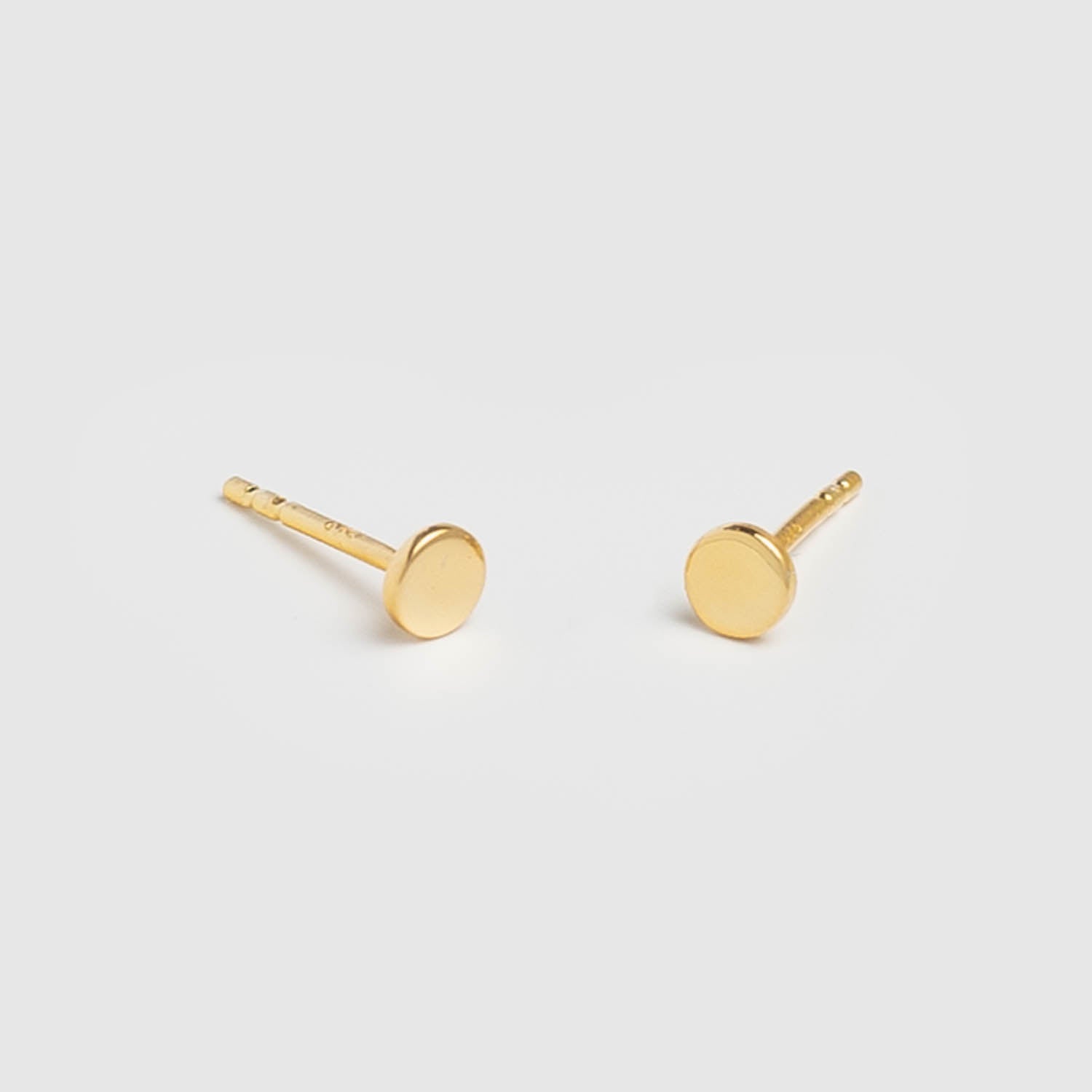 Ohrstecker Charlotte Plain Gold - Fleurs des Prés
