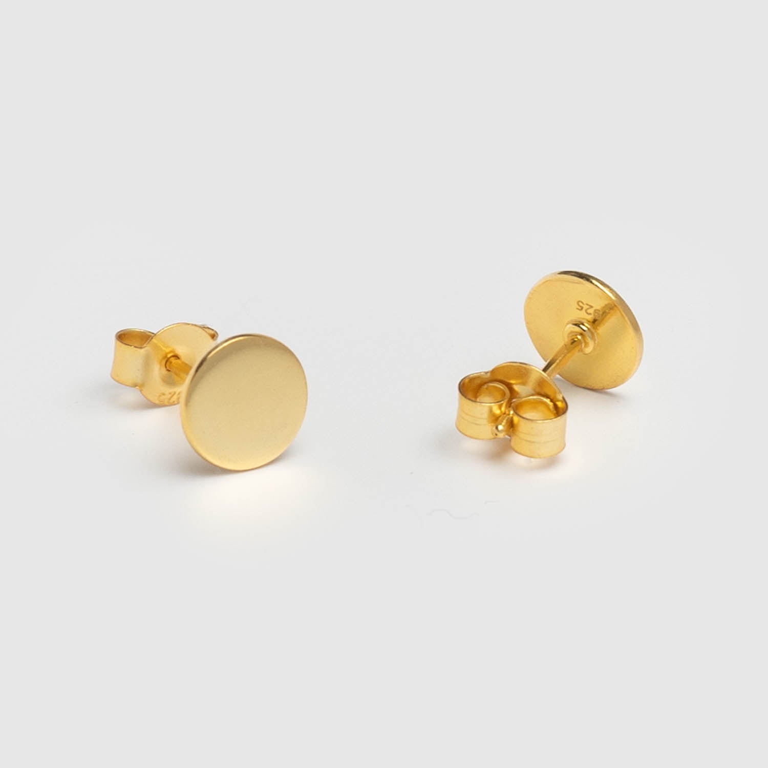 Ohrstecker Eloise Plain Gold - Fleurs des Prés Jewelry