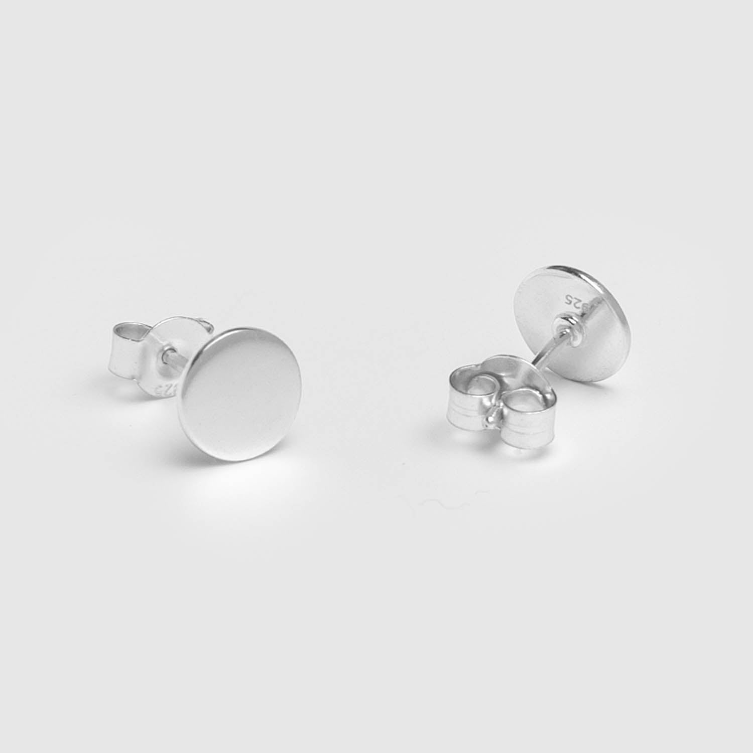 Ohrstecker Eloise Plain Silver - Fleurs des Prés Jewelry