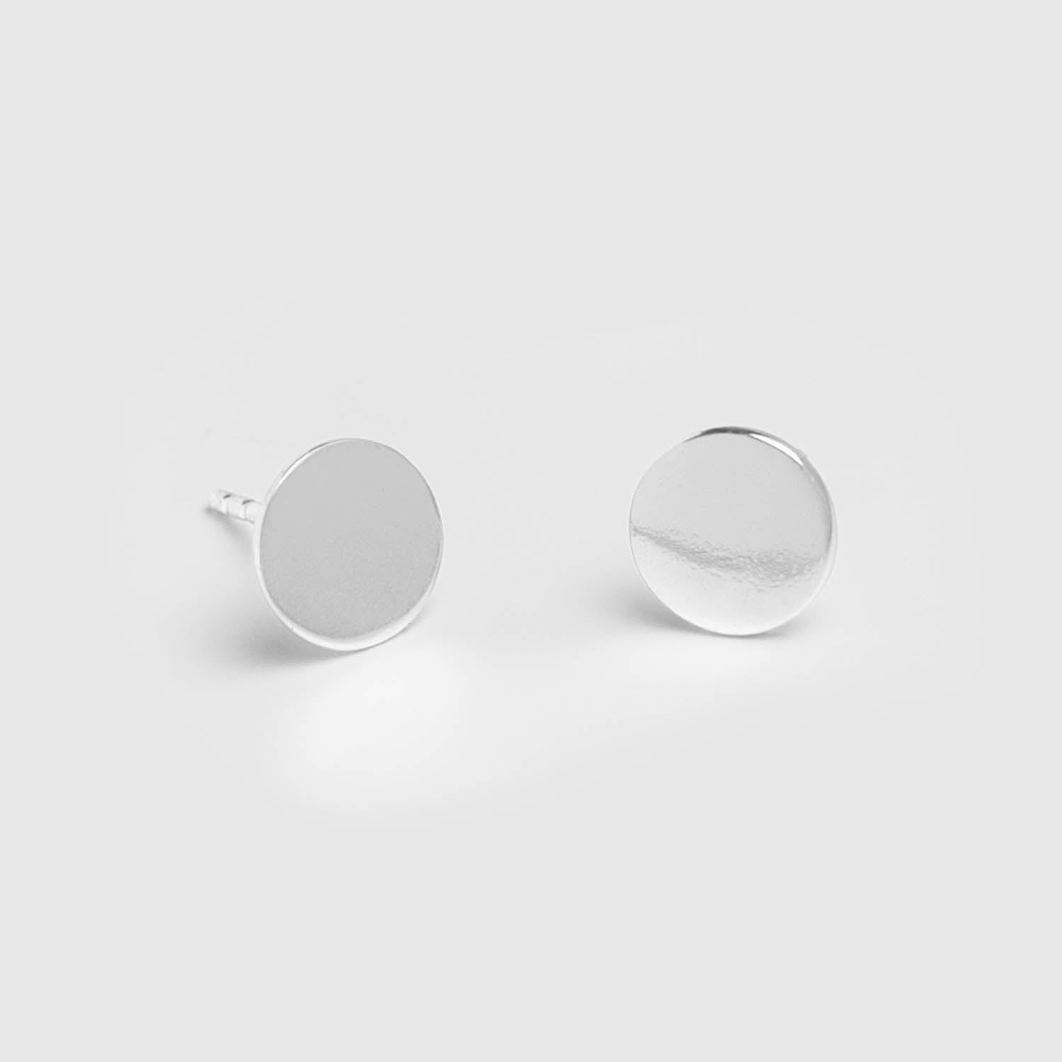 Ohrstecker Eloise Plain Silver - Fleurs des Prés