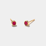 Ohrstecker Points Pink Onyx - Fleurs des Prés Jewelry