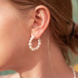 Perlen Creolen Sirène - Fleurs des Prés Jewelry
