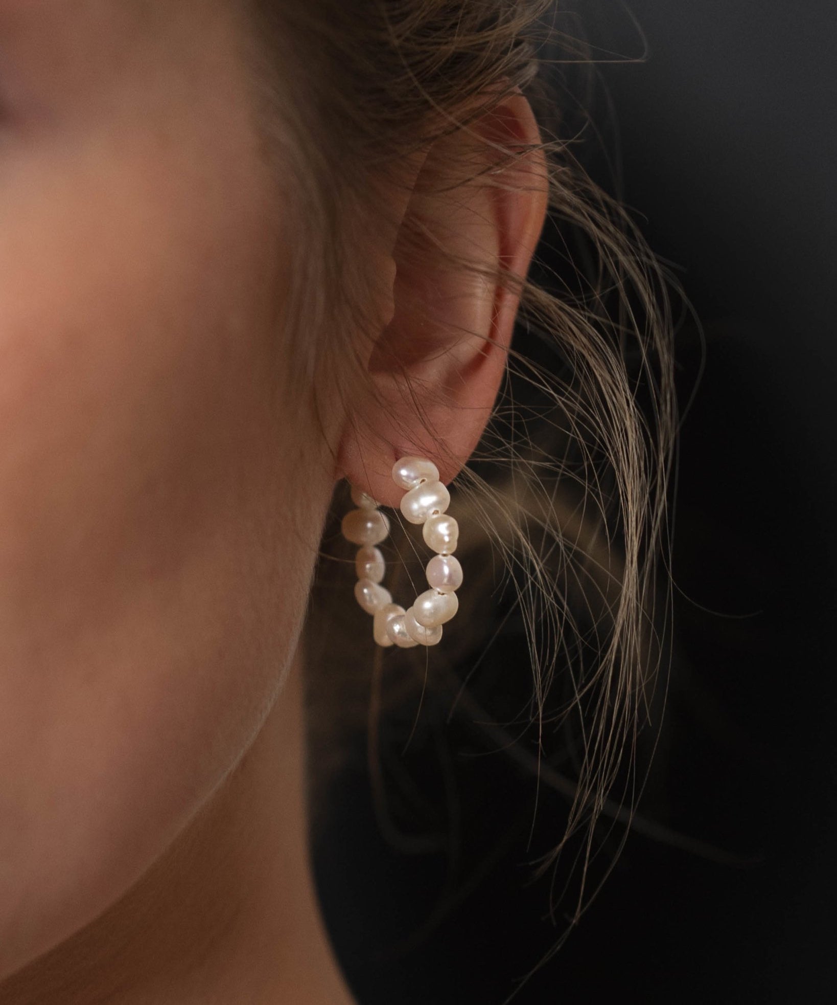 Perlen Creolen Sirène - Fleurs des Prés Jewelry