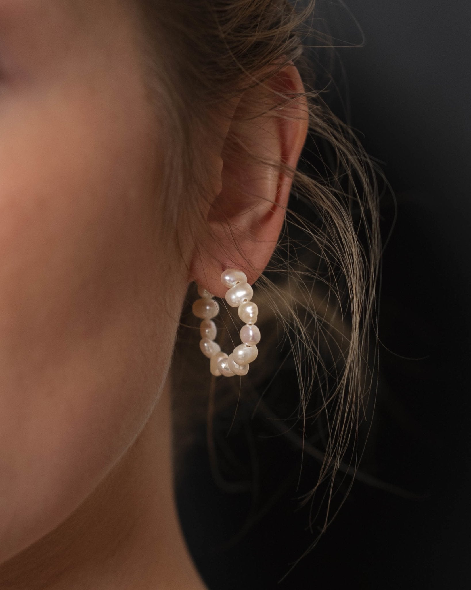 Perlen Creolen Sirène - Fleurs des Prés Jewelry