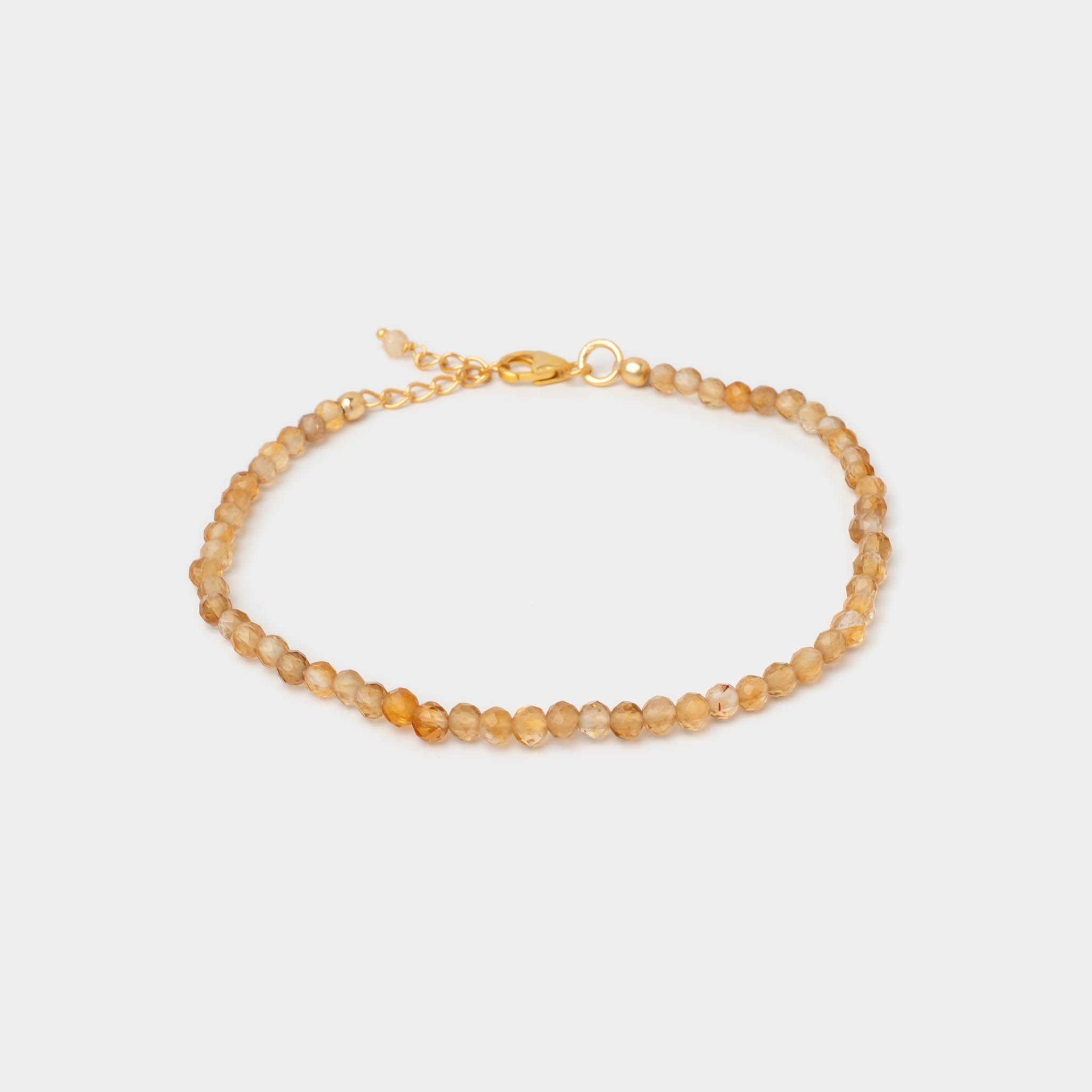 Perlenarmband Sense Citrin - Fleurs des Prés