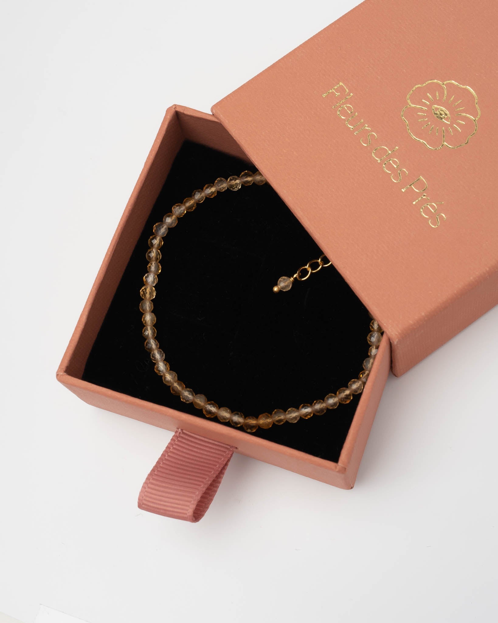 Perlenarmband Sense Citrin - Fleurs des Prés Jewelry