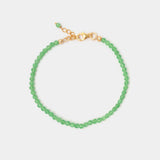 Perlenarmband Sense Grüner Chalcdeon - Fleurs des Prés