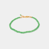 Perlenarmband Sense Grüner Chalcdeon - Fleurs des Prés