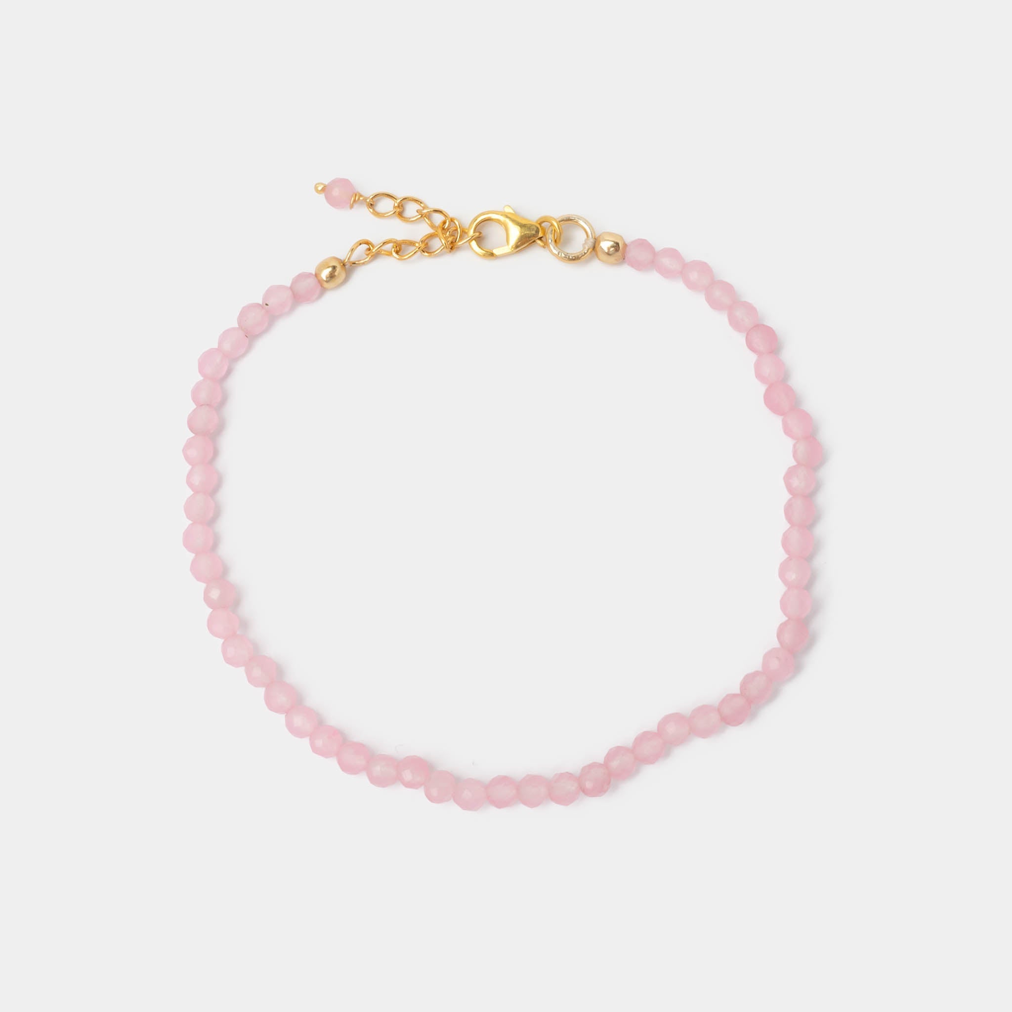 Perlenarmband Sense Pinker Chalcedon - Fleurs des Prés Jewelry