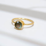Ring Aline Circle Labradorite - Fleurs des Prés