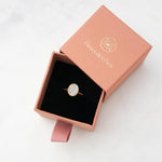 Ring Aline Oval Moonstone - Fleurs des Prés