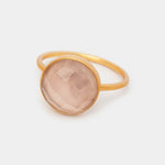 Ring Amelie Pink Chalcedony - Fleurs des Prés