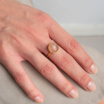 Ring Amelie Pink Chalcedony - Fleurs des Prés Jewelry