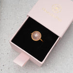 Ring Amelie Pink Chalcedony - Fleurs des Prés
