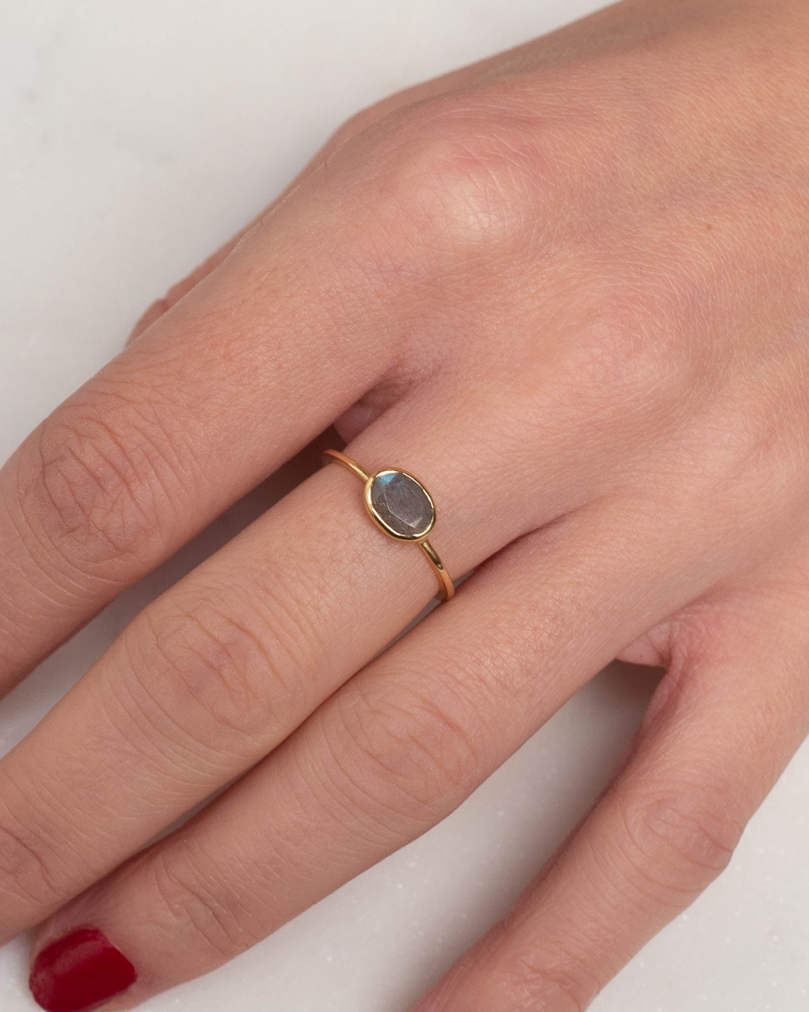 Ring Amie Labradorit - Fleurs des Prés