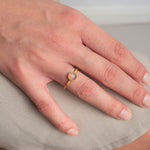 Ring Charlotte Pink Chalcedony - Fleurs des Prés