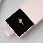 Ring Charlotte Pink Chalcedony - Fleurs des Prés