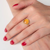 Ring Cher Citrin - Fleurs des Prés