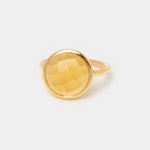Ring Cher Citrin - Fleurs des Prés