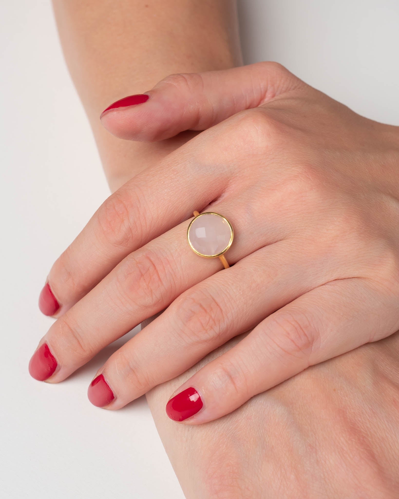 Ring Cher Rosenquarz - Fleurs des Prés Jewelry