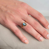 Ring Claire Labradorite - Fleurs des Prés