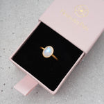 Ring Claire Moonstone - Fleurs des Prés