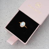 Ring Claire Moonstone - Fleurs des Prés